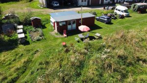Luftaufnahme des Tiny House Anneliese